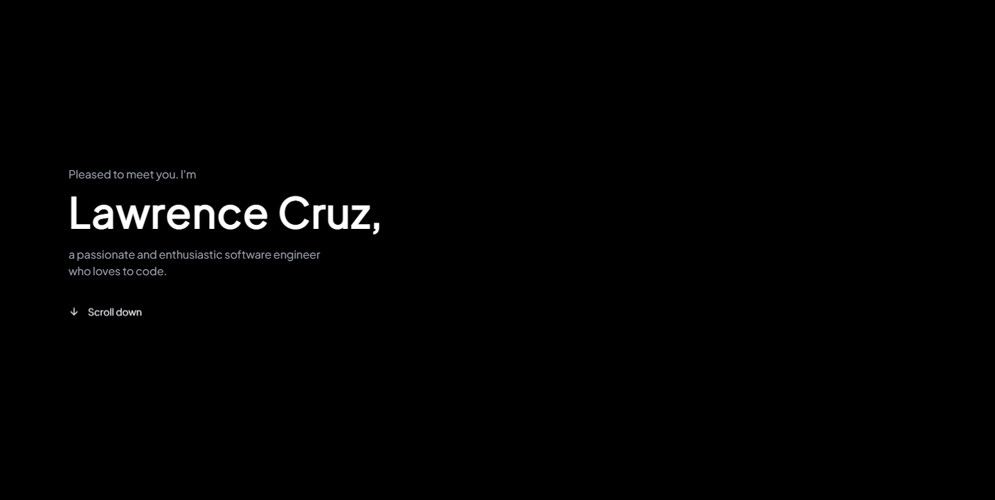 Lawrence Cruz | Software Engineer